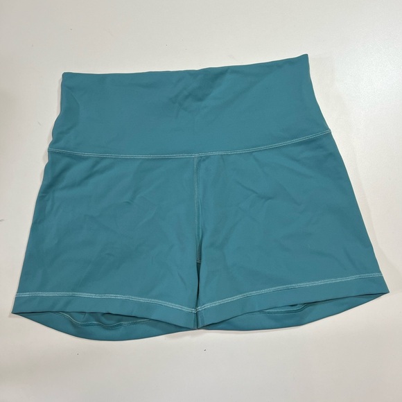 lululemon athletica Pants - Lululemon Wunder Train Shorts 4” Women’s Size 10 Tidel Teal